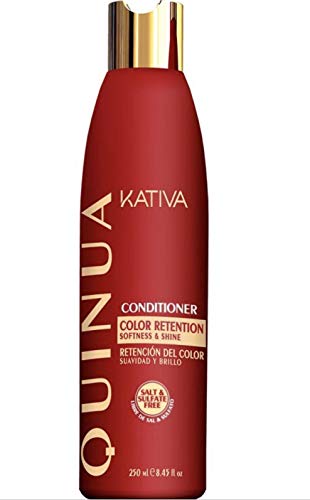 Kativa Après-shampooing Enrichi en Quinoa 250 ml - Réduit l'effet électrostatique, Pour cheveux fins, 250 ml