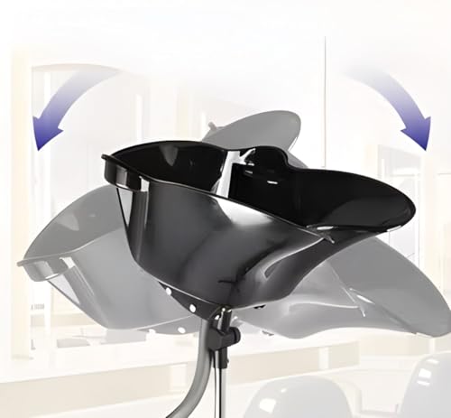 Bac lave tête coiffure noir pour professionnels de la coiffure lors d'événements