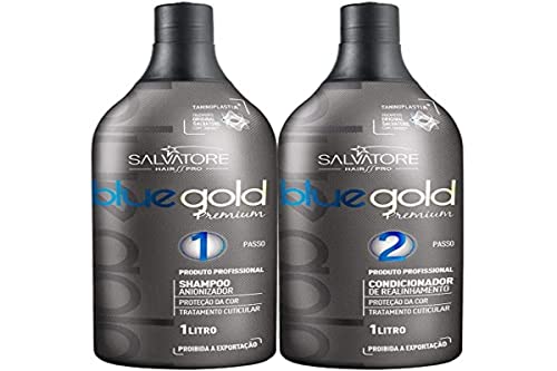 Salvatore Kit of 2 Taninoplastie Blue Gold pour Femmes en Soins de Jour et de NUIT