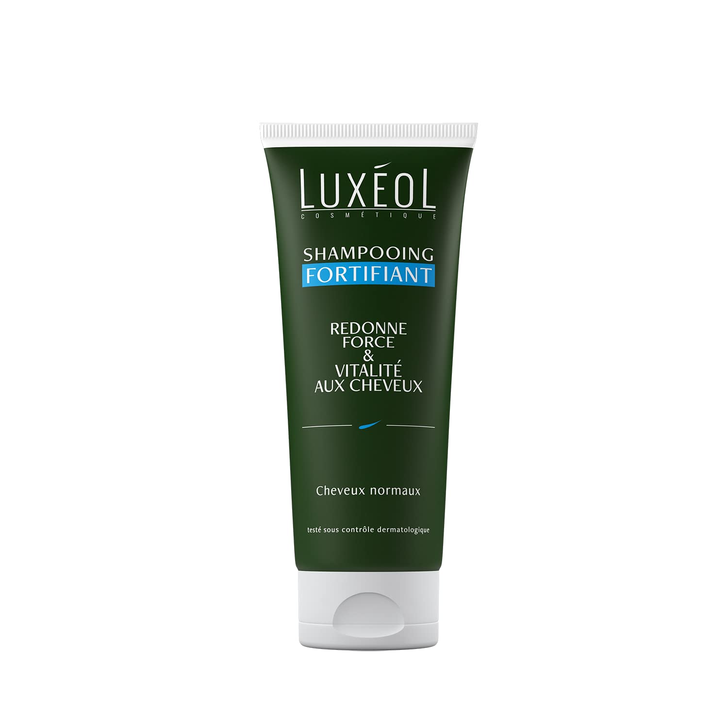 LUXÉOL Shampooing Fortifiant pour Cheveux Normaux - 87% Ingrédients Naturels - Nourrissant et Renforçant - 200ml