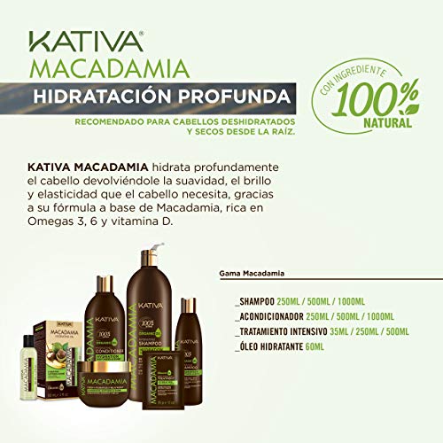 Kativa - Huilehydratante Macadamia pour la peau sèche en hiver