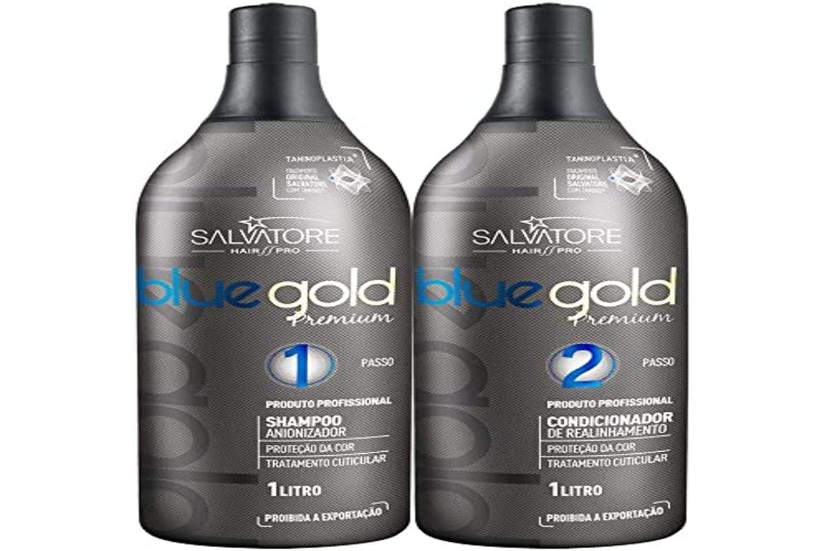 Salvatore Kit of 2 Taninoplastie Blue Gold pour Femmes en Soins de Jour et de NUIT